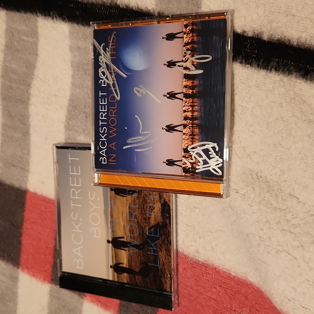 Backstreet boys cd signed